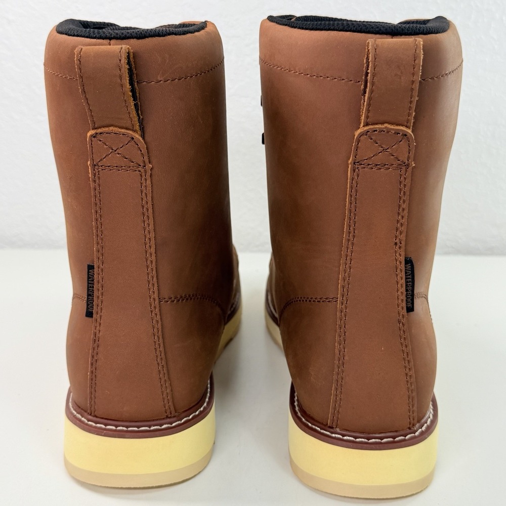 Brunt Marin 8" Soft Toe Boots Mens Size 10.5 Brown Waterproof Work Safety ASTM - Picture 4 of 9